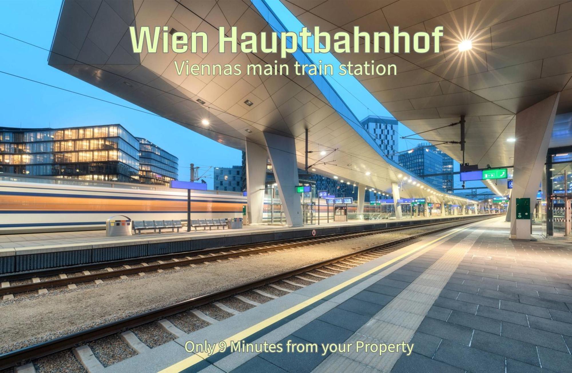 Superb Fully Equipped Apartment, 9 Min To City Center Via Metro Vienna Exterior photo